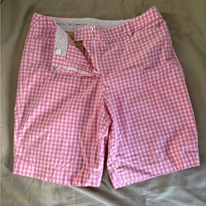 Talbots Perfect Pink Gingham Shorts